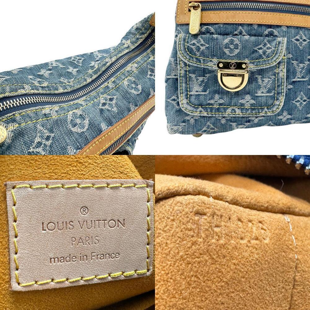 Louis Vuitton Handbag Monogram Denim Baggy Blue - Picture 5 of 5